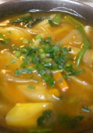 お蕎麦屋さんのカレーうどん-レシピのメイン写真