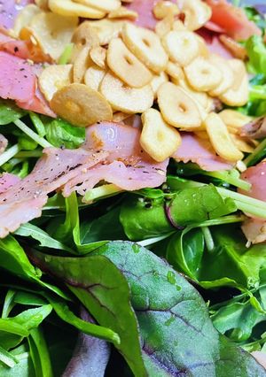 ベビーリーフと豆苗の無限サラダ-レシピのメイン写真