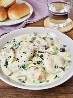 ☆簡単☆鶏ときのこのクリーム煮-レシピのメイン写真