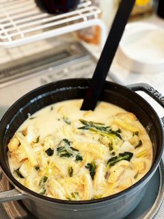 冷蔵庫一掃の豆乳スープ-レシピのメイン写真