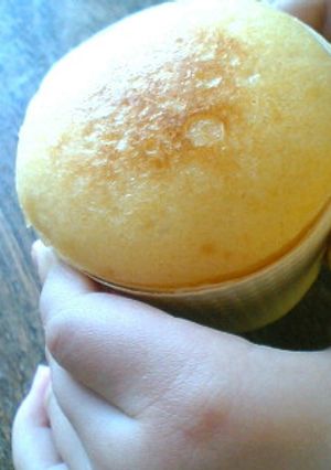 紙コップで、米粉チーズ蒸しパン。改訂版。-レシピのメイン写真