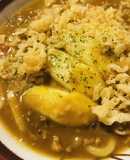 こくまろで●揚げ玉/天かす＆カレーうどん