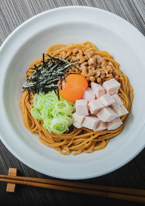 納豆とサラダチキンの油そば-レシピのメイン写真