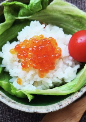 子ども喜ぶ！ミニサラダいくら丼！-レシピのメイン写真
