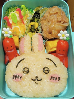 ちいかわうさぎおにぎり弁当!-レシピのメイン写真