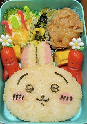 ちいかわうさぎおにぎり弁当！-レシピのメイン写真