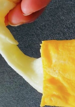 のび〜〜〜るお餅とチーズの玉子巻き-レシピのメイン写真