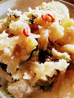超簡単!野沢菜漬けポテトサラダ♪-レシピのメイン写真