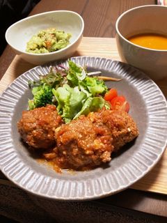 揚げないミートボールに合うトマトソース-レシピのメイン写真