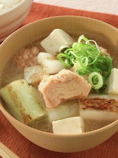 シーチキンと長ねぎのおみそ汁-レシピのメイン写真