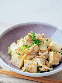 豚キムチと豆腐の黒酢炒め-レシピのメイン写真