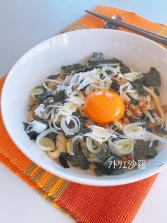 冷凍うどん活用★レンジで5分!納豆うどん-レシピのメイン写真