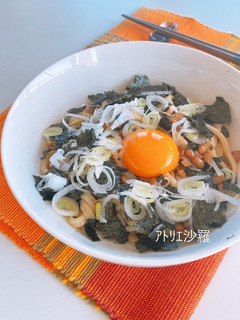 冷凍うどん活用★レンジで5分!納豆うどん-レシピのメイン写真