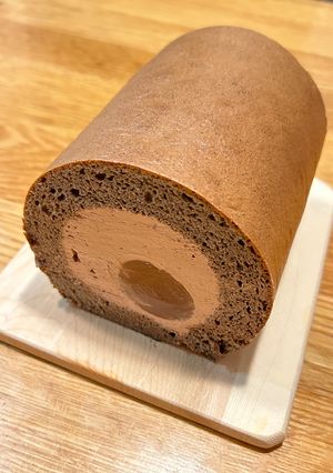 バレンタインに！しっとりチョコロール！-レシピのメイン写真