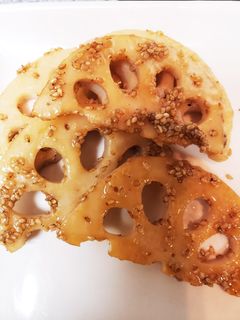 しゃきしゃき♪レンコンの甘酢炒め-レシピのメイン写真