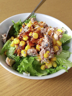 夏休みランチに!サバ缶&コーン丼-レシピのメイン写真