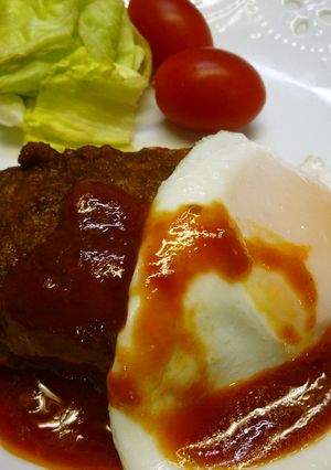 ハンバーグコチュジャンソース-レシピのメイン写真