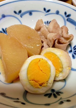 大根と玉子と豚バラ肉の煮物☆-レシピのメイン写真