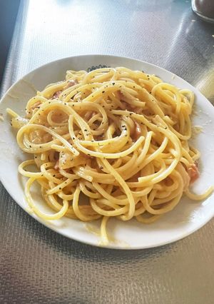 我家のカルボナーラ-レシピのメイン写真