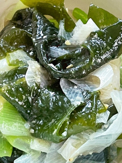 塩蔵わかめとネギの酢味噌和え-レシピのメイン写真