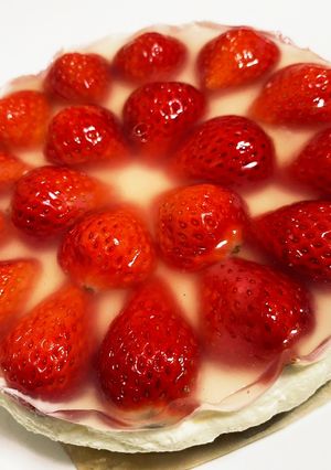 混ぜて冷やすだけイチゴレアチーズケーキ♡-レシピのメイン写真