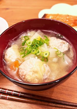 野菜たっぷりすまし汁☆鶏団子バージョン-レシピのメイン写真