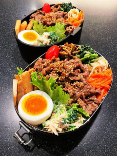 高校生弁当2022 1月11ビビンバ弁当-レシピのメイン写真