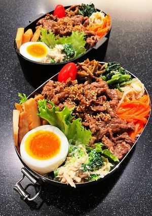 高校生弁当2022 1月11ビビンバ弁当-レシピのメイン写真