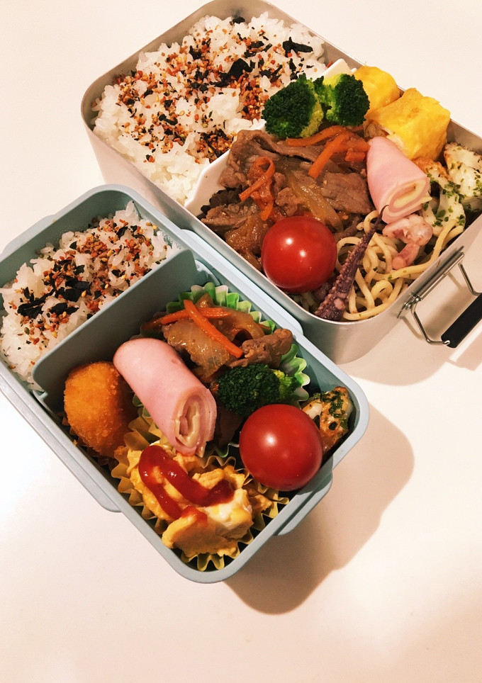 高1娘、社会人息子　弁当　23/1/11-レシピのメイン写真