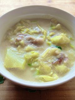 mレンジDE豚とキャベツのクリーム煮-レシピのメイン写真