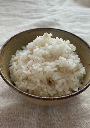 不思議!?ふっくら塩糀入りご飯♪-レシピのメイン写真