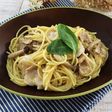 お店の味!豚肉と長ねぎの和風スパゲッティ