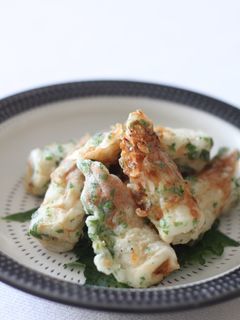 ちくわと椎茸の大葉揚げ-レシピのメイン写真