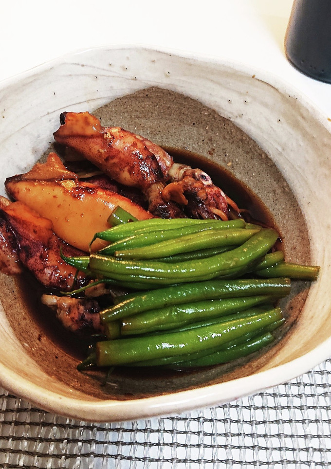 小いかといんげんの煮物-レシピのメイン写真