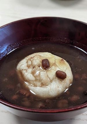 ぜんざい（お汁粉）　鏡開きの日に-レシピのメイン写真