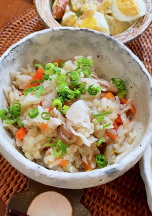 豚バラとごぼうの炊き込みご飯♩-レシピのメイン写真