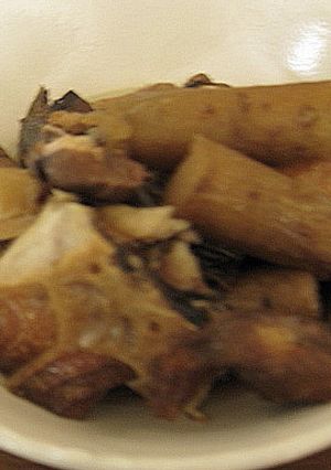 ごぼうとぶりのあら煮・骨までやわらか-レシピのメイン写真