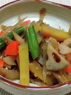 保育所で人気の野菜きんぴら-レシピのメイン写真