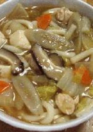 けんちんあんかけうどん-レシピのメイン写真