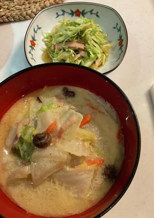 洋風牛ミルク煮、サラダ-レシピのメイン写真