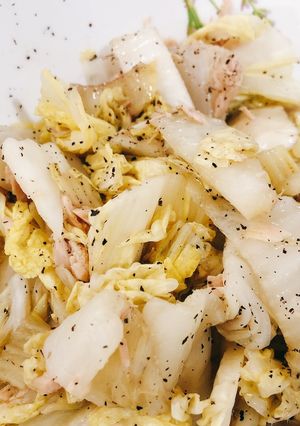 【白菜大量消費】腸活レンジ蒸しツナ白菜-レシピのメイン写真