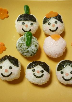 子供が喜ぶお雛様のてまりん～❀-レシピのメイン写真
