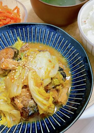 【サバ缶で】白菜とサバの味噌煮-レシピのメイン写真