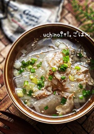 ねぎ塩豚スープが抜群♪♪大根スープ-レシピのメイン写真