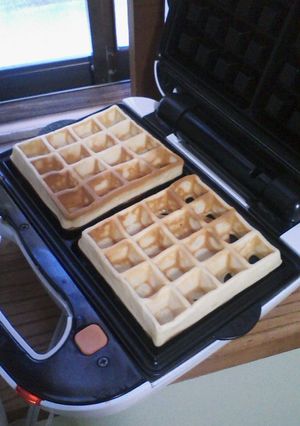 しっとりモチモチふわふワッフル-レシピのメイン写真