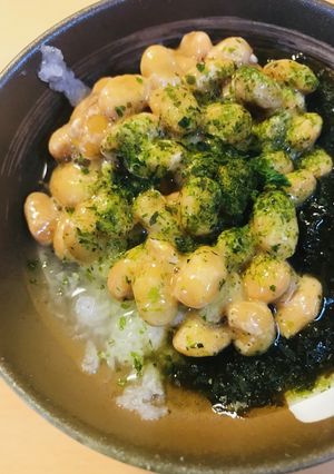 毎日の納豆●もずく酢＆大根おろし添え-レシピのメイン写真