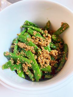 インゲンの胡麻和え-レシピのメイン写真