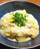 刺身湯葉と白菜の中華風煮物　湯葉丼にも