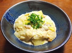 刺身湯葉と白菜の中華風煮物　湯葉丼にも-レシピのメイン写真