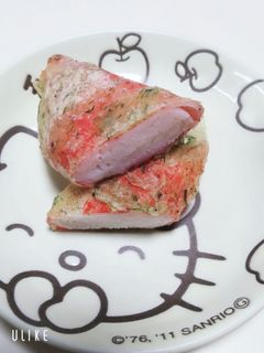 お弁当用に♪カニカマの天ぷら♡青海苔入り-レシピのメイン写真